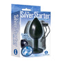 The 9's, The Silver Starter, Bejeweled Anodized Stainless Steel Plug, Colbalt - Royal Sins