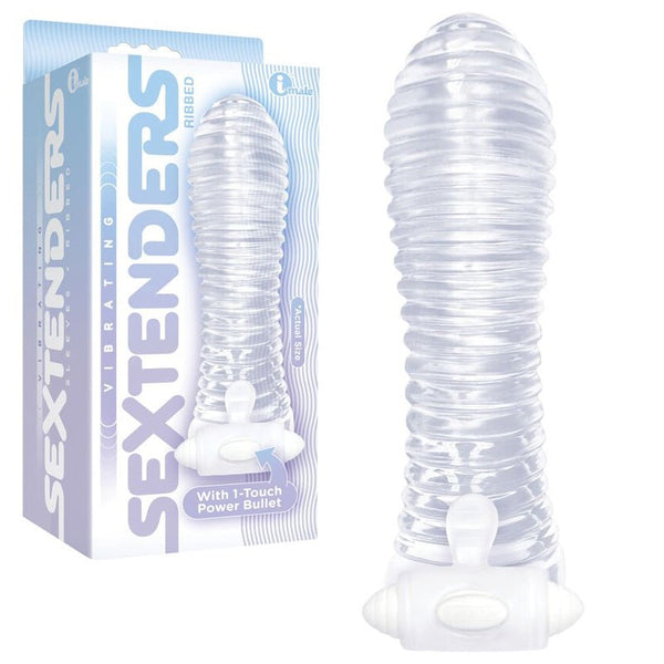 The 9's, Vibrating Sextenders, Ribbed - Royal Sins