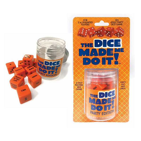 The Dice Made Me Do It! Party Edition Dice Game - Royal Sins