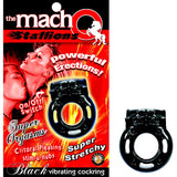 The Macho Stallions Vibrating Cock Ring (Black) - Royal Sins