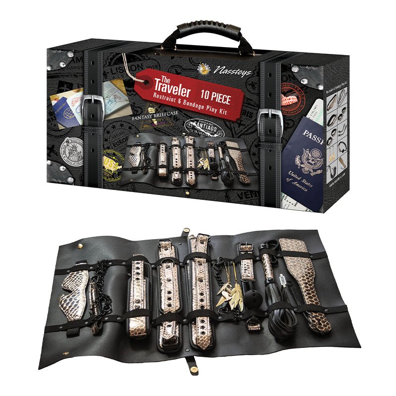 The Traveler Restraint & Bondage Play Kit - 10 pcs - Royal Sins