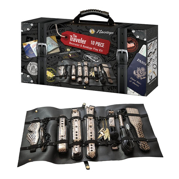 The Traveler Restraint & Bondage Play Kit - 10 pcs - Royal Sins