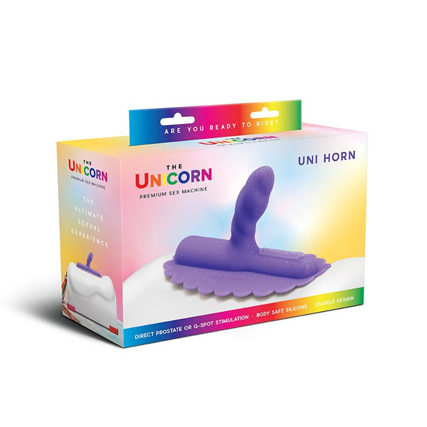 The Unicorn Uni Horn Twisted Textured Silicone Attachment - Royal Sins