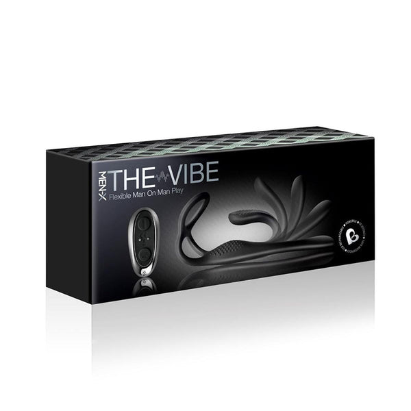 The - Vibe C - Ring and P - Spot Stimulator Black - Royal Sins