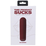 This Product Sucks Rechargeable Silicone Lipstick Sucking Clitoral Stimulator Red - Royal Sins