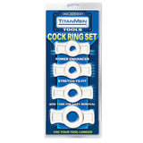 TitanMen - Cock Ring Set Clear - Royal Sins