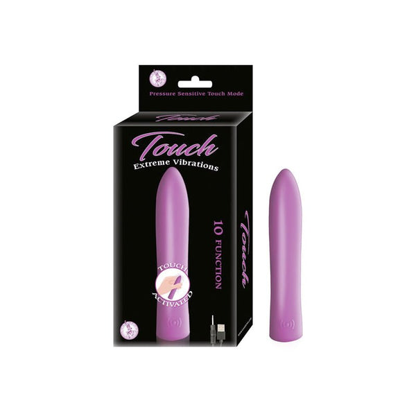 Touch Pressure Sensitive 10 Function Rechargeable Waterproof Purple - Royal Sins