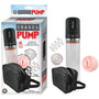 Travel Pump Three Speed Kit With Four Cockrings, Two Sleeves & Carrying Case (Clear) - Royal Sins