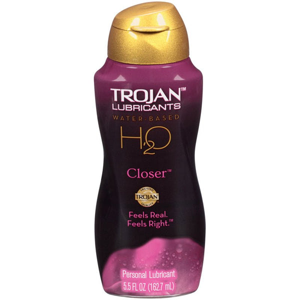 Trojan Lubricants H2O Closer 5.5oz. - Royal Sins