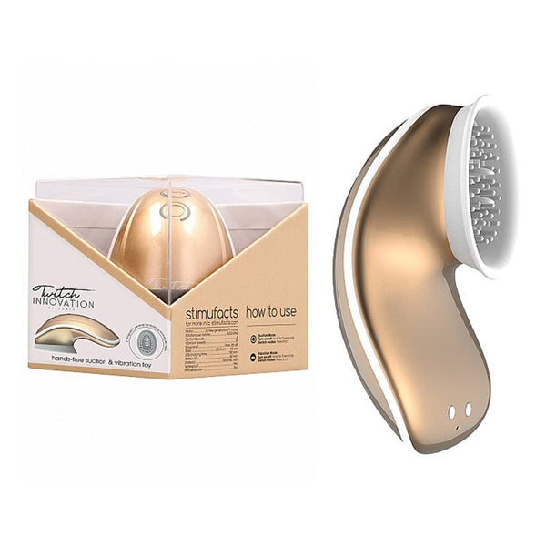 Twitch Rechargeable Hands - Free Suction & Vibration Toy Gold - Royal Sins