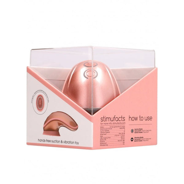 Twitch Rechargeable Hands - Free Suction & Vibration Toy Rose Gold - Royal Sins
