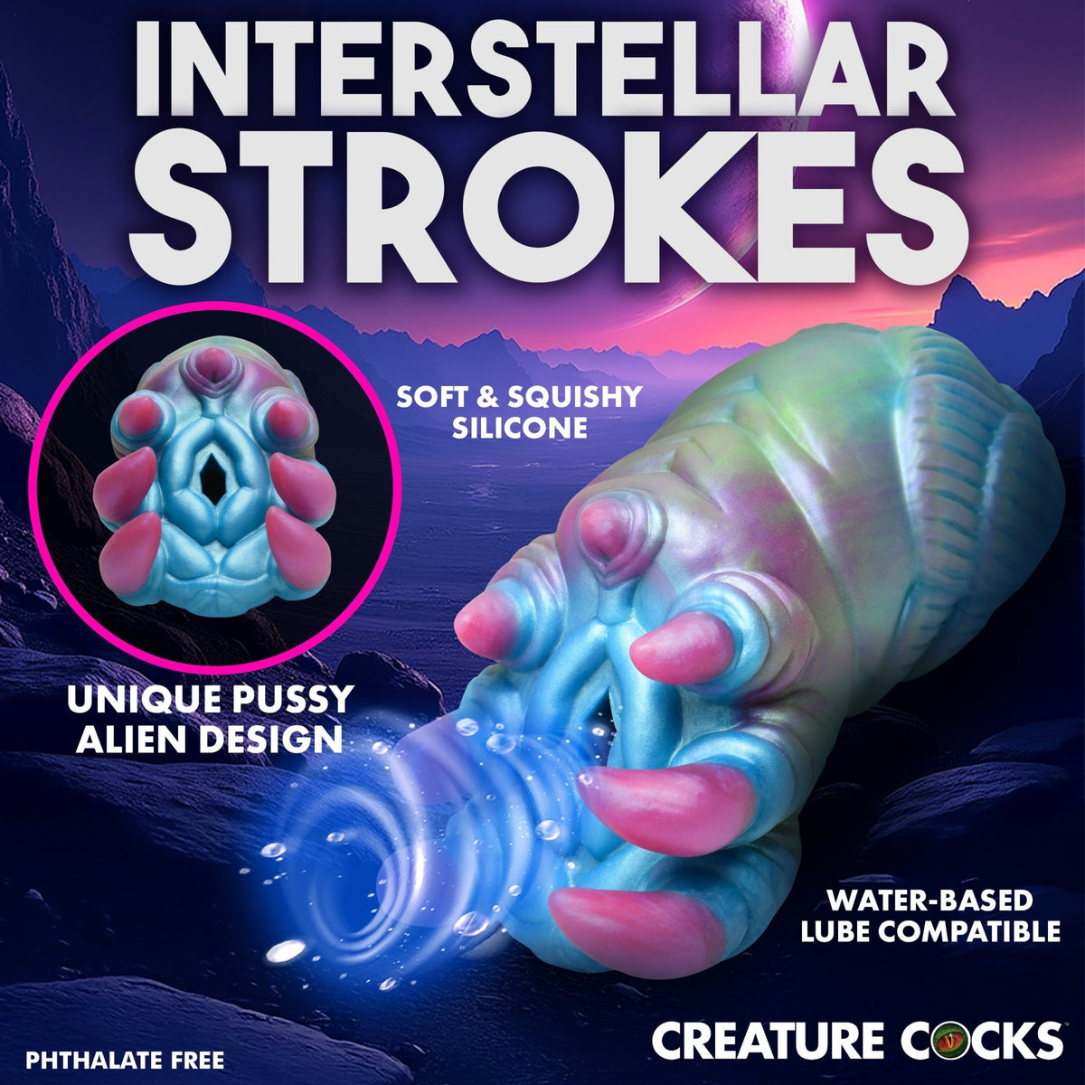 Ursa Silicone Pussy Stroker - Royal Sins