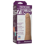 Vac - U - Lock - 7 - Inch Thin Dong - ULTRASKYN Brown - Royal Sins