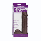 Vac - U - Lock - 8 Inch Realistic Cock Black - Royal Sins