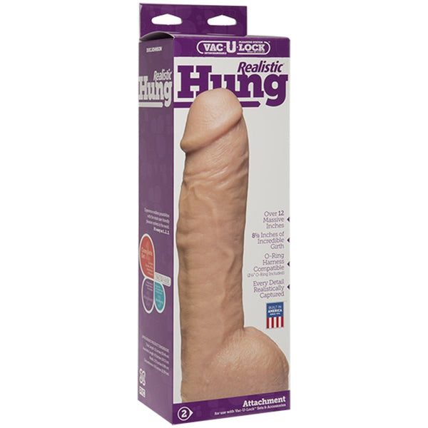 Vac - U - Lock - Realistic Hung White - Royal Sins