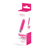 VeDO Bam Mini Rechargeable Bullet Vibe - Foxy Pink - Royal Sins
