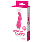 VeDO Crazzy Bunny Rechargeable Mini Vibe - Pretty In Pink - Royal Sins