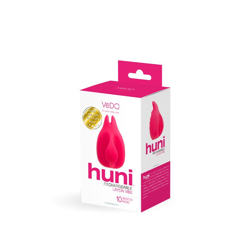 VeDO Huni Rechargeable Finger Vibe Tease Me Foxy Pink - Royal Sins