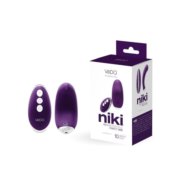 VeDO Niki Rechargeable Panty Vibe Deep Purple - Royal Sins