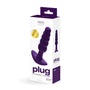 VeDO Plug Rechargeable Silicone Vibrating Anal Plug Purple - Royal Sins