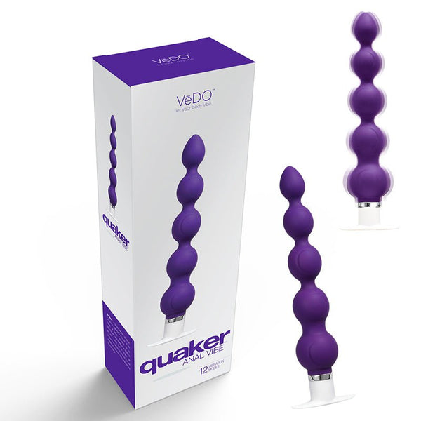 VeDO Quaker Anal Vibe Into You Indigo - Royal Sins