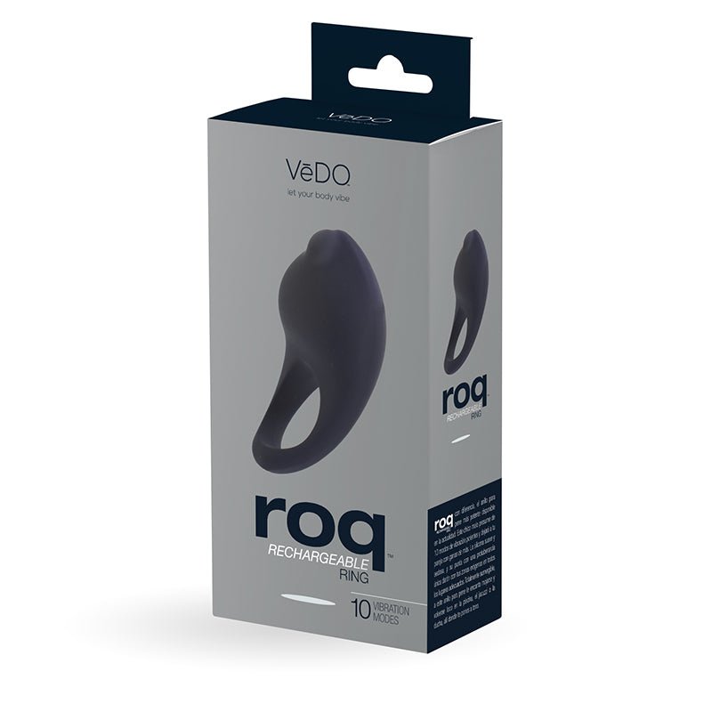 VeDO Roq Rechargeable Ring - Black - Royal Sins
