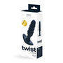 VeDO Twist Rechargeable Silicone Vibrating Anal Plug Black - Royal Sins