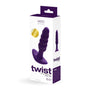 VeDO Twist Rechargeable Silicone Vibrating Anal Plug Purple - Royal Sins
