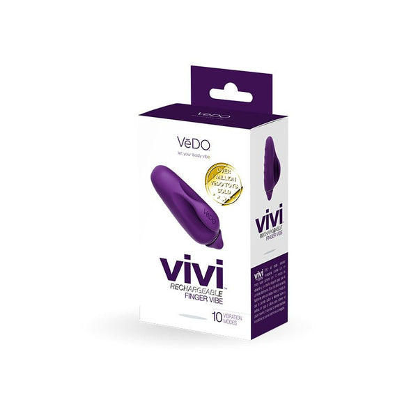Vedo Vivi Rechargeable Finger Vibe Deep Purple - Royal Sins