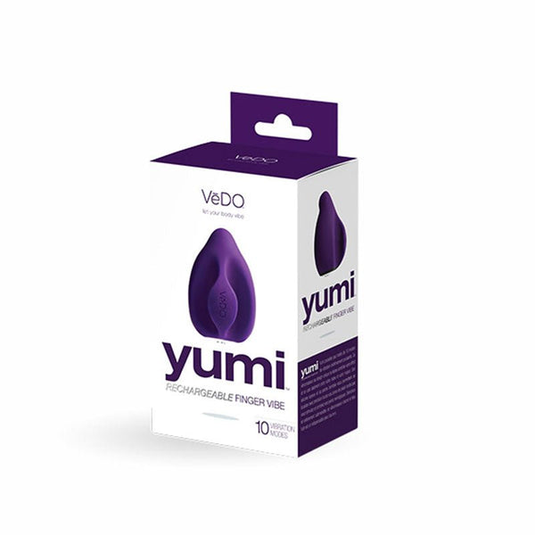 VeDO Yumi Rechargeable Finger Vibe - Deep Purple - Royal Sins