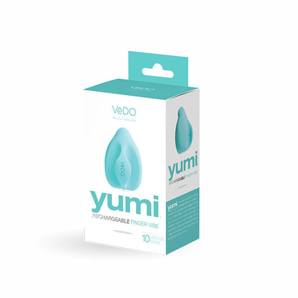 VeDO Yumi Rechargeable Finger Vibe - Tease Me Turquoise - Royal Sins