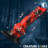 Vibra Beast Vibrating Silicone Dildo - Royal Sins