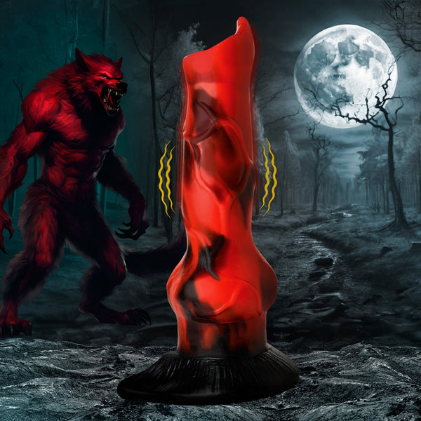 Vibra Beast Vibrating Silicone Dildo - Royal Sins