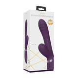 VIVE TANI Rechargeable Finger Motion With Pulse - Wave & Vibrating Silicone Dual Stimulator Purple - Royal Sins