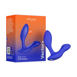 We - Vibe Vector+ Dual Stimulation Prostate Massager Royal Blue - Royal Sins