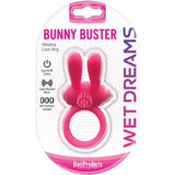 Wet Dreams Bunny Buster Cock Ring - Pink - Royal Sins