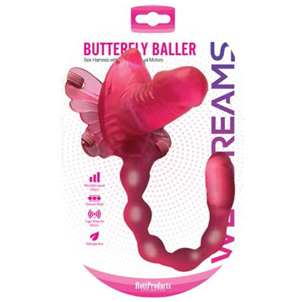 Wet Dreams Butterfly Baller - Pink - Royal Sins