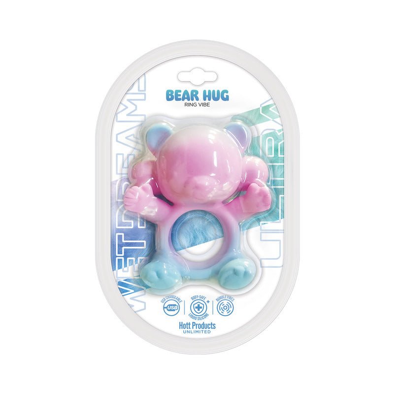 Wet Dreams Ultra Bear Hug Liquid Silicone Ring Vibe - Royal Sins