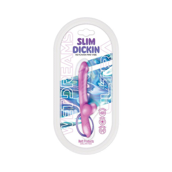 Wet Dreams Ultra Slim Dickin Keychain Mini Vibe Lavender - Royal Sins