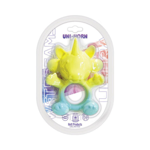 Wet Dreams Ultra Uni - Horn Liquid Silicone Ring Vibe - Royal Sins