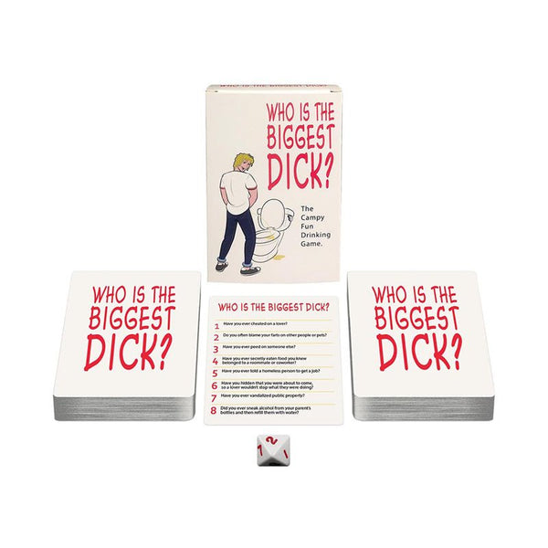 Who's the Biggest Dick? Drinking Card Game - Royal Sins