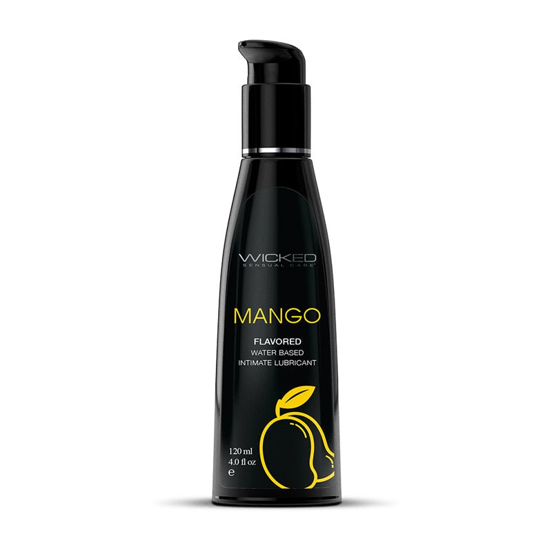 Wicked Aqua Mango Water - Based Lubricant 4 oz. - Royal Sins