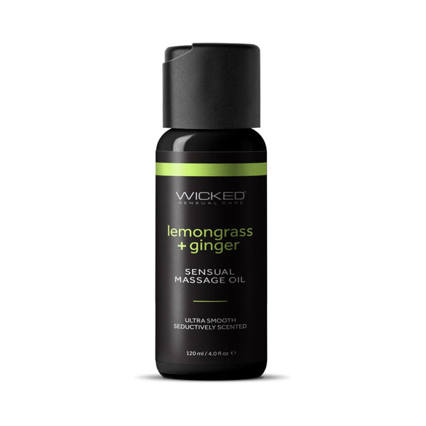 Wicked Lemongrass/Ginger Massage Oil 4oz - Royal Sins