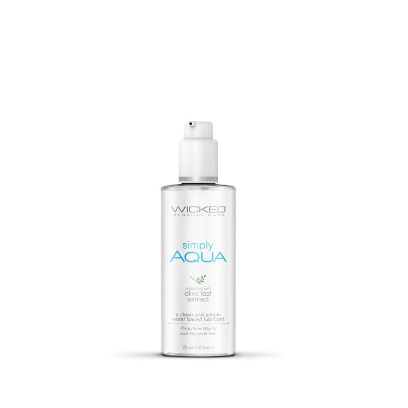 Wicked Simply Aqua Water - Based Lubricant 2.3 oz. - Royal Sins