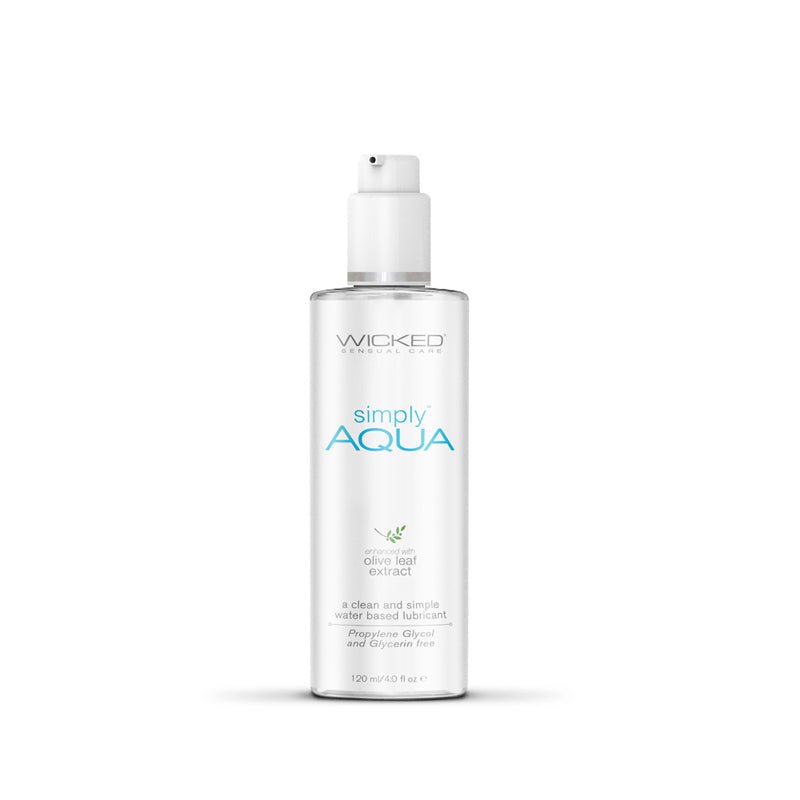 Wicked Simply Aqua Water - Based Lubricant 4 oz. - Royal Sins