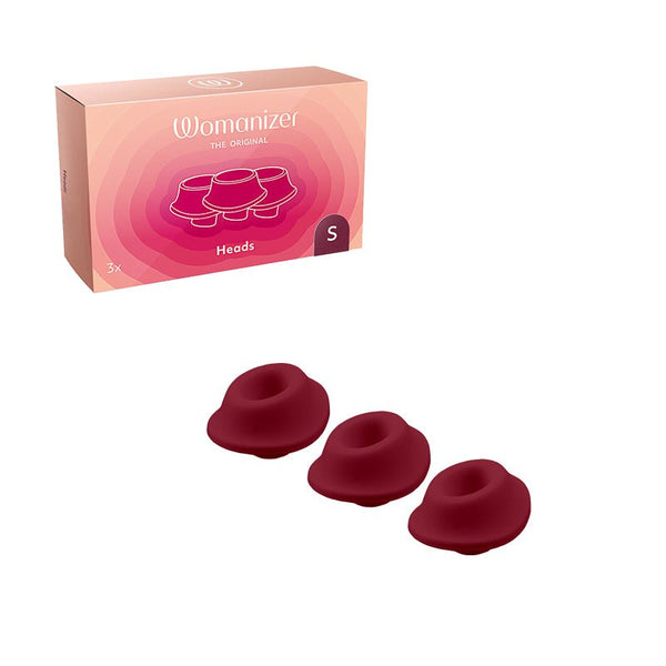 Womanizer 3 - Pack Type A Replacement Stimulation Heads Bordeaux S - Royal Sins