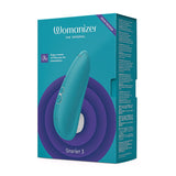 Womanizer Starlet 3 Rechargeable Silicone Compact Pleasure Air Clitoral Stimulator Turquoise - Royal Sins