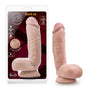 X5 Hard On 8.5 in. Dildo with Balls Beige - Royal Sins