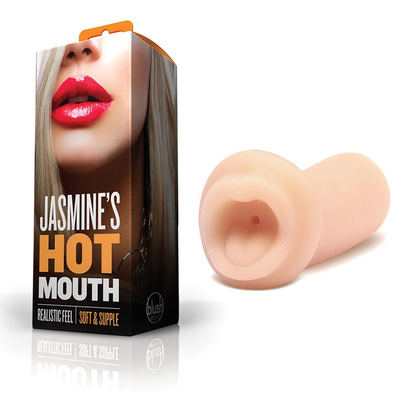 X5 Men Jasmine's Hot Mouth Oral Stroker Beige - Royal Sins