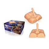 X5 Men Rough Rider Pleasure Doll Anal Masturbator with 7.5 in. Dildo Beige - Royal Sins